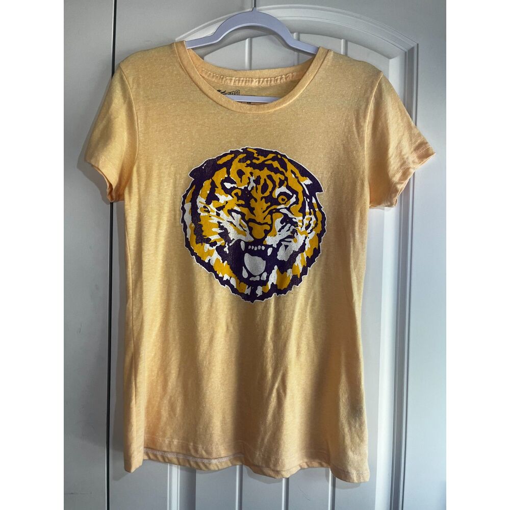 LSU Tigers Vintage Tee | Retro Brand Tiger Graphic Shirt L